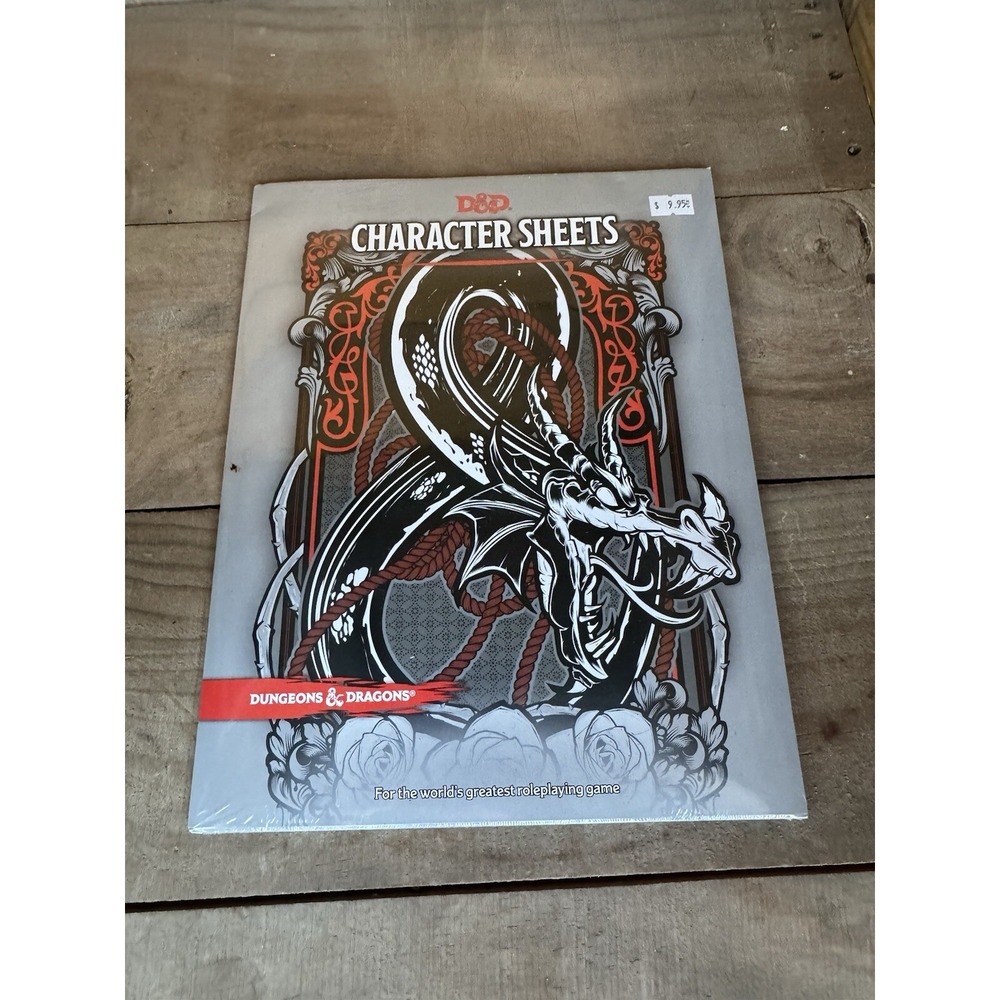 Dungeons & Dragons D&D - Character Sheets - Wizards of the Coast‎ - NEW SEALED